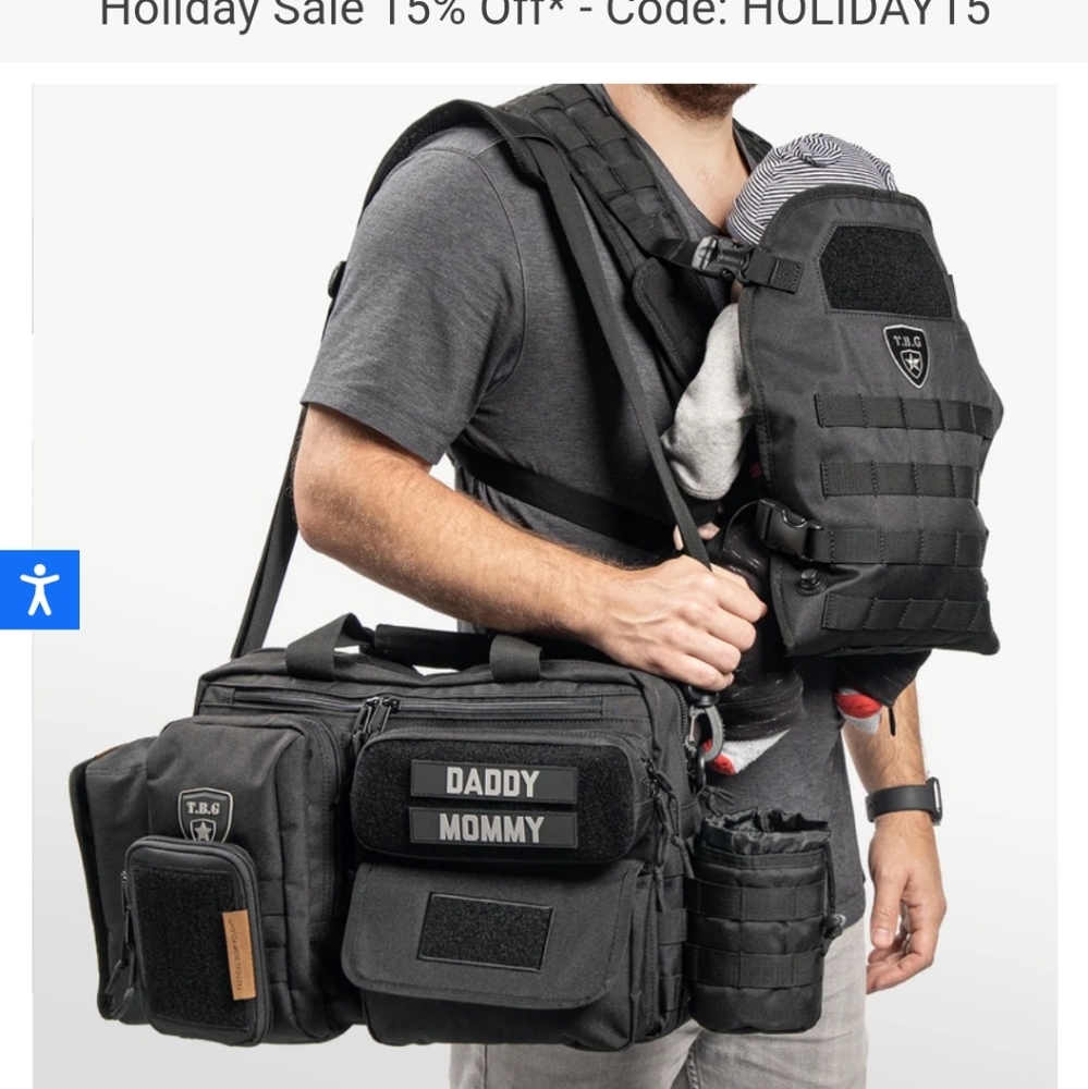 Tactical 2.0 diaper bag